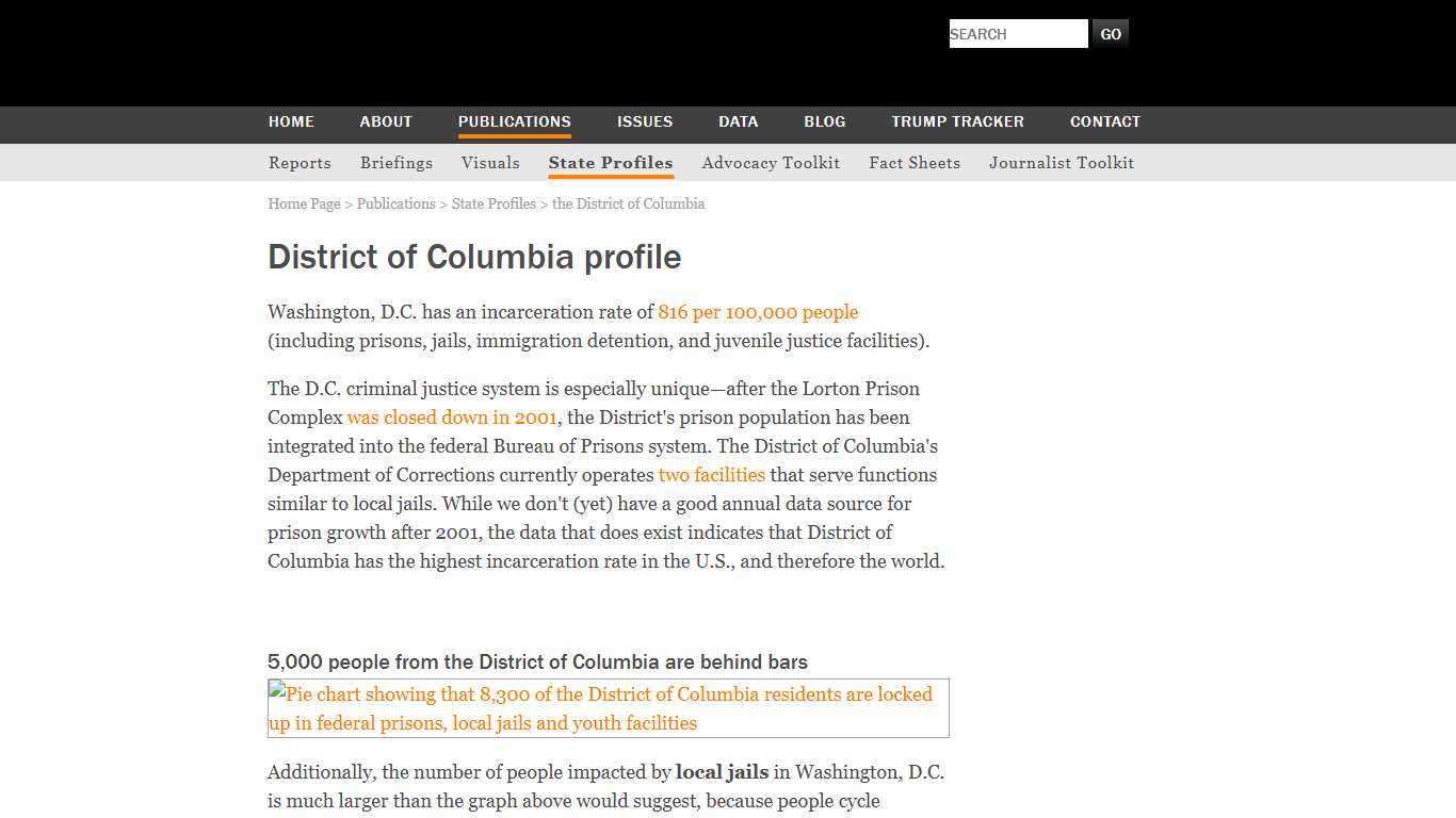 District of Columbia profile | Prison Policy Initiative